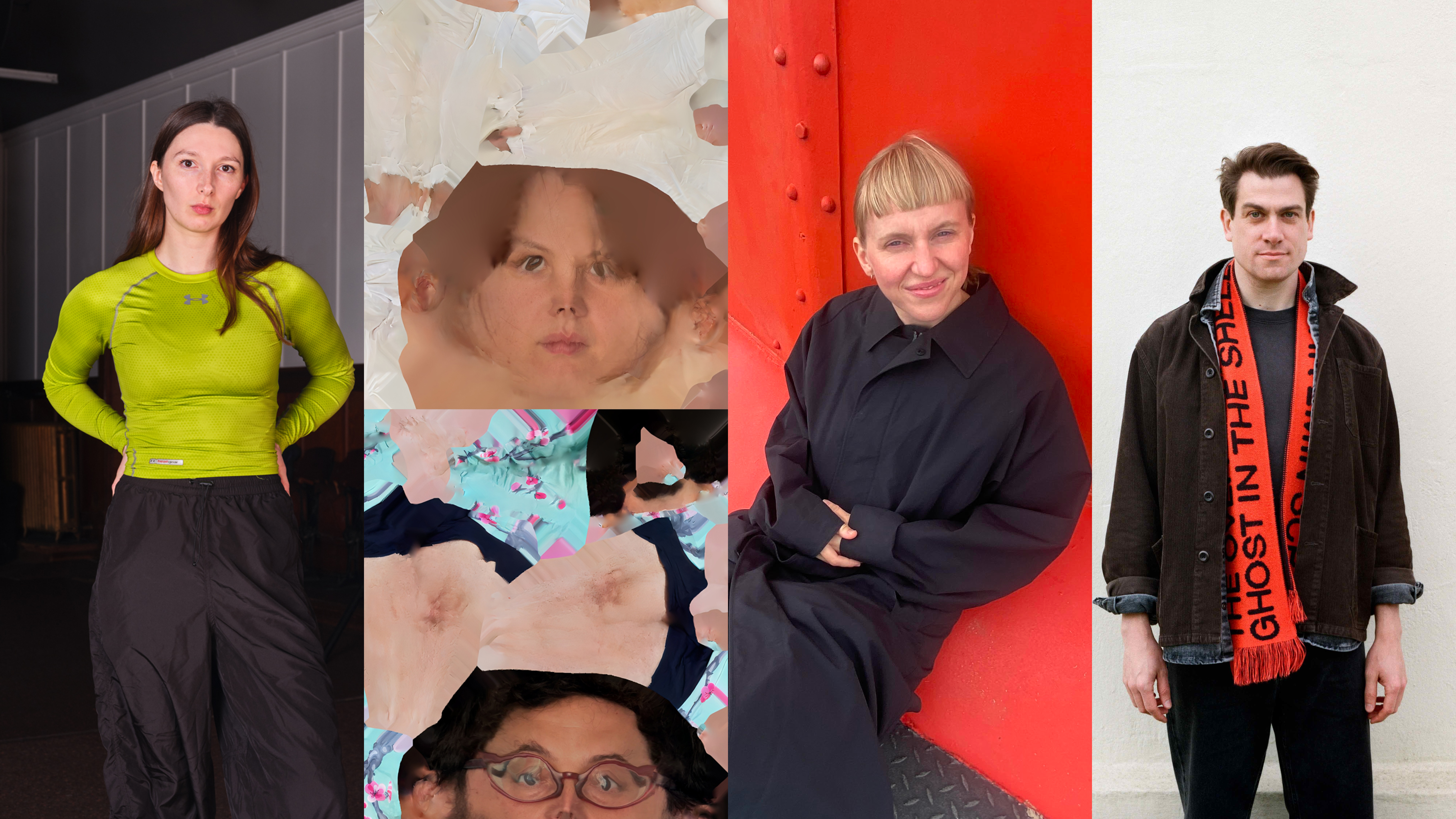 Portraits of the speakers.