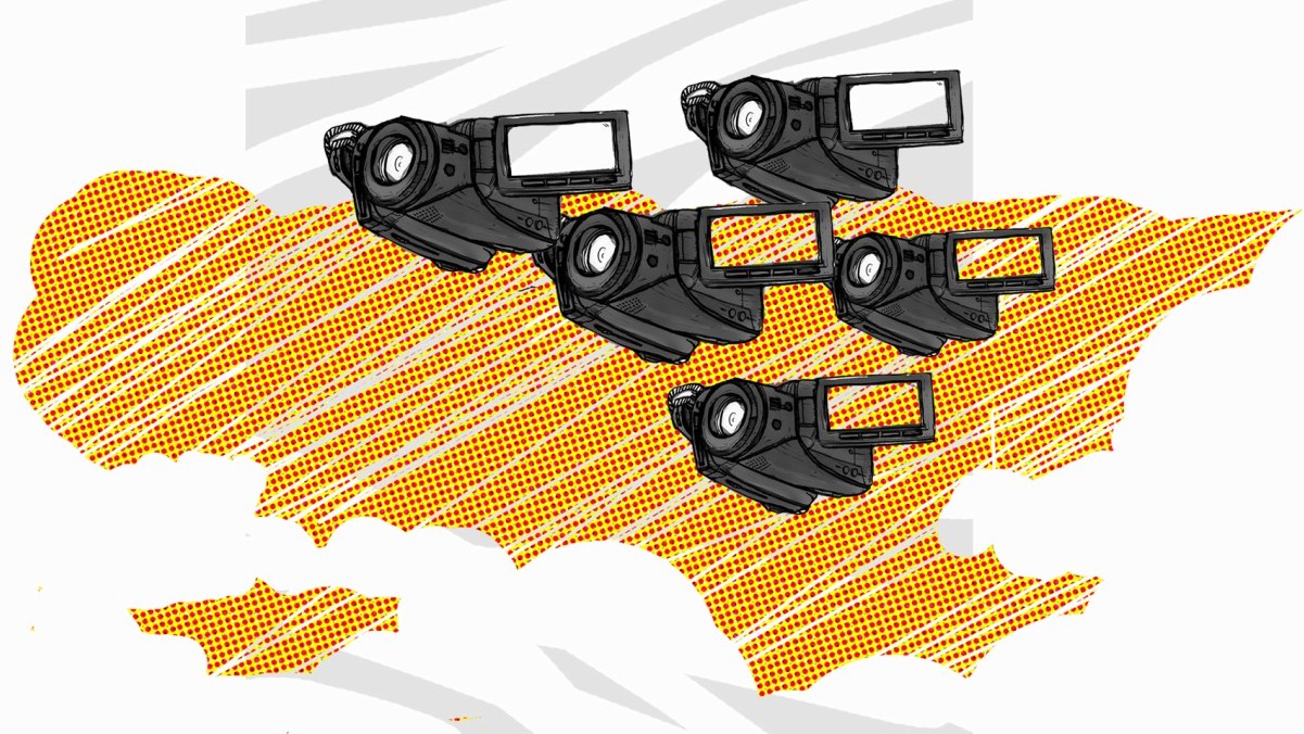 Flying cameras visual