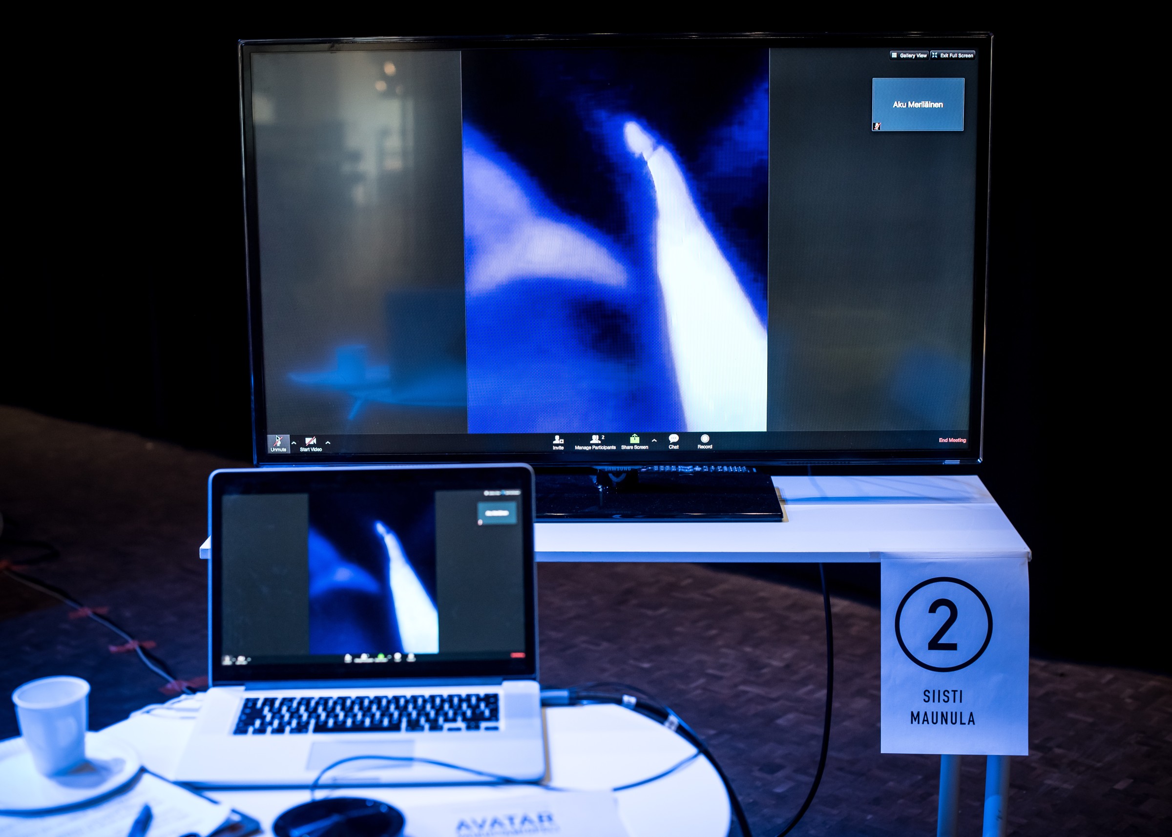 Avatar Game event and home base of the blue group