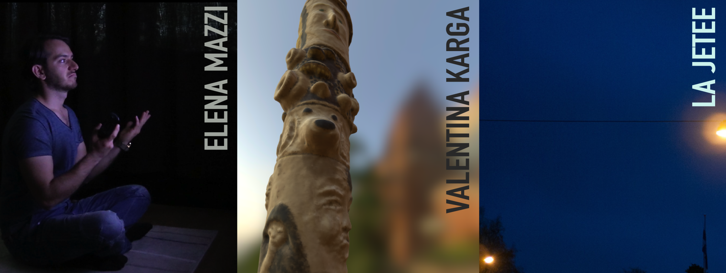 Details of work by Elena Mazzi, Valentina Karga and La Jetée