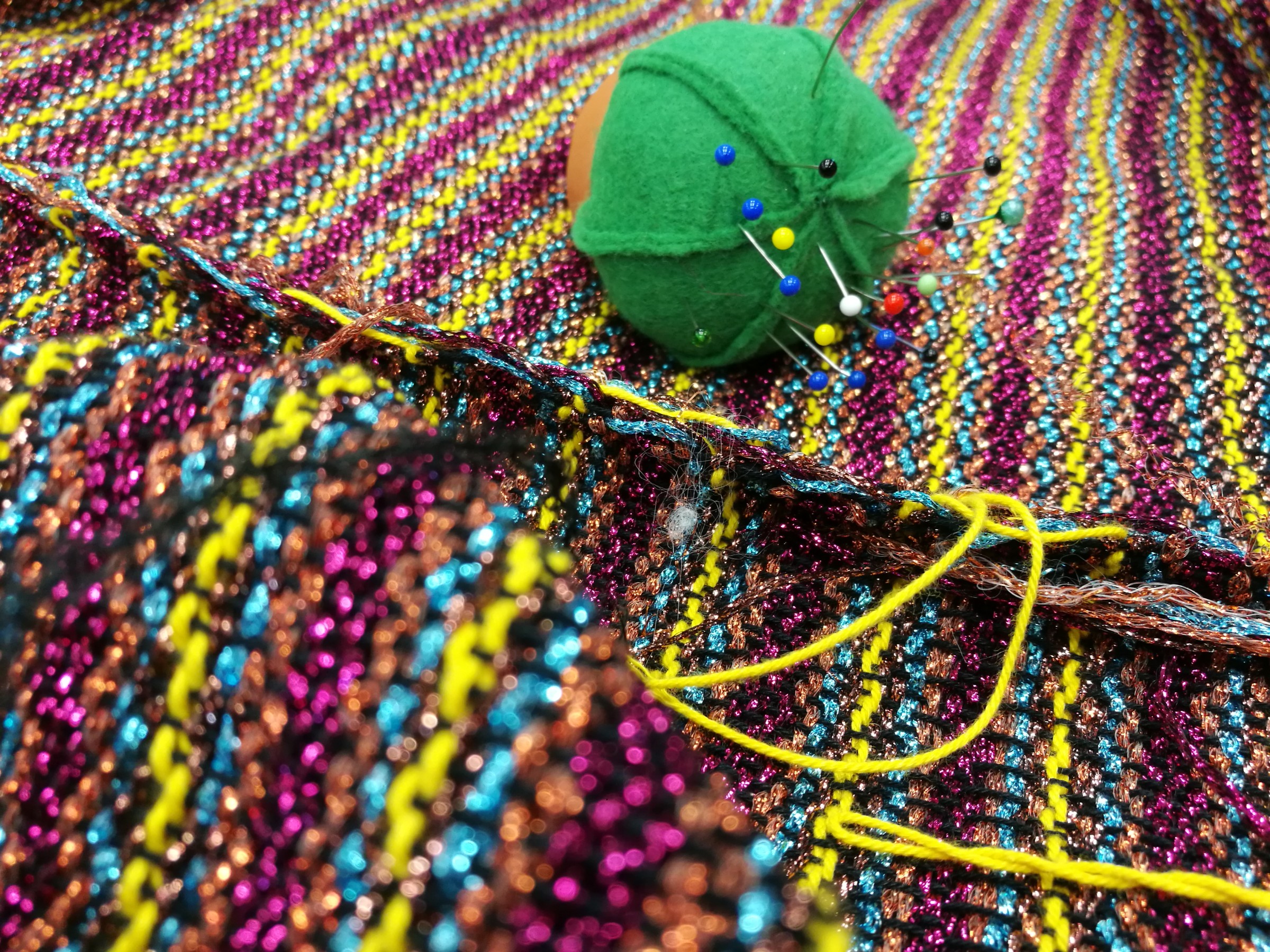 Detail from a fabric