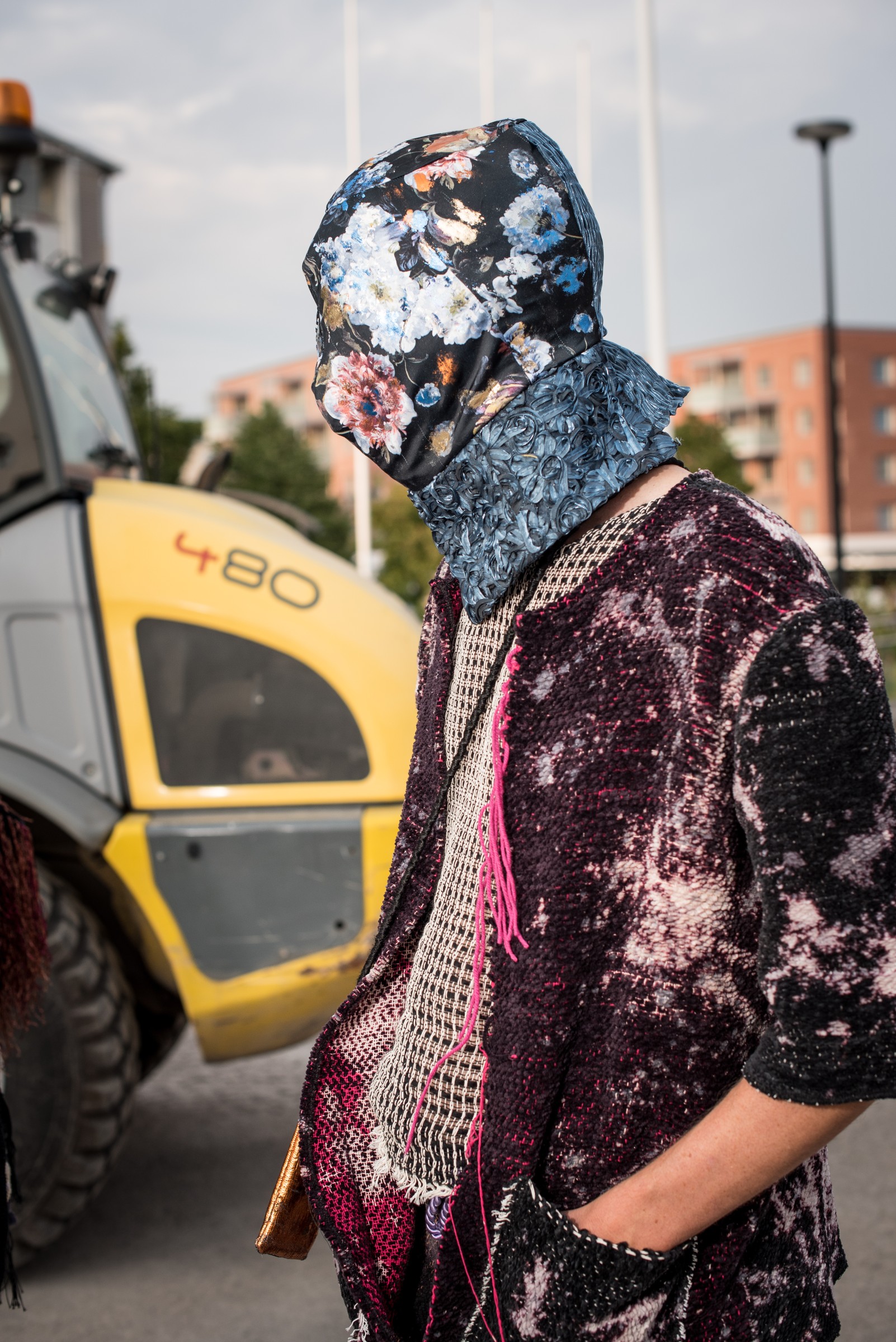 Maunula Collection, model with a mask