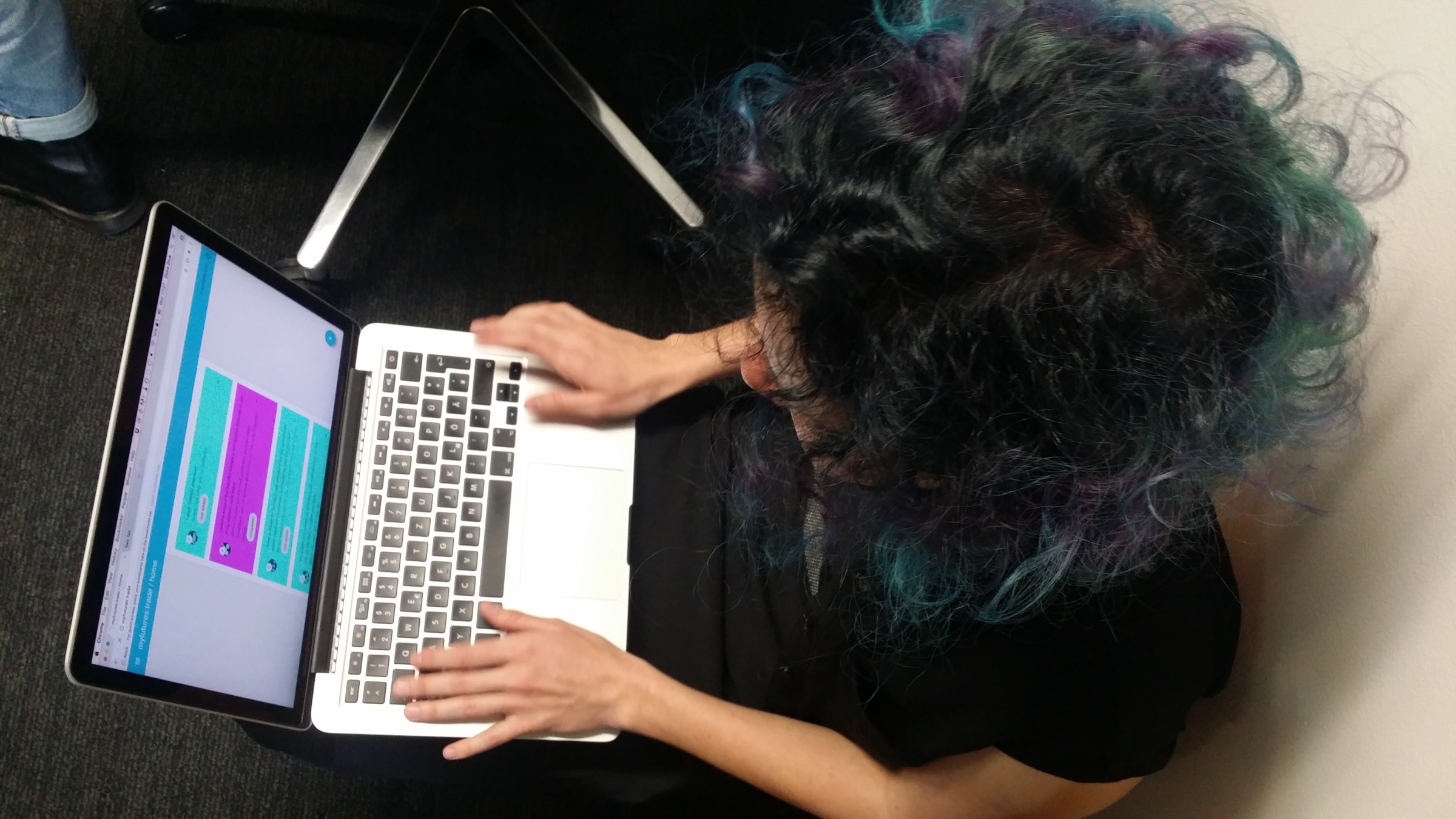 myfutures.trade, Dzina at the workshop at the youth center