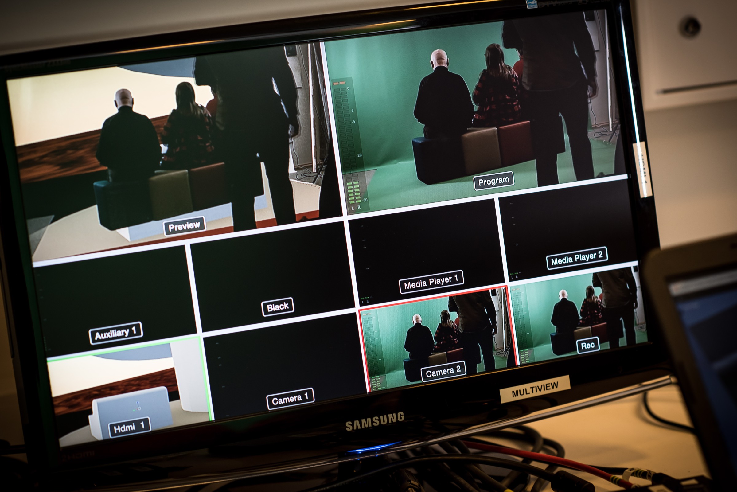 Green screen shooting of Recovered Utopias at Maunula Secondary School