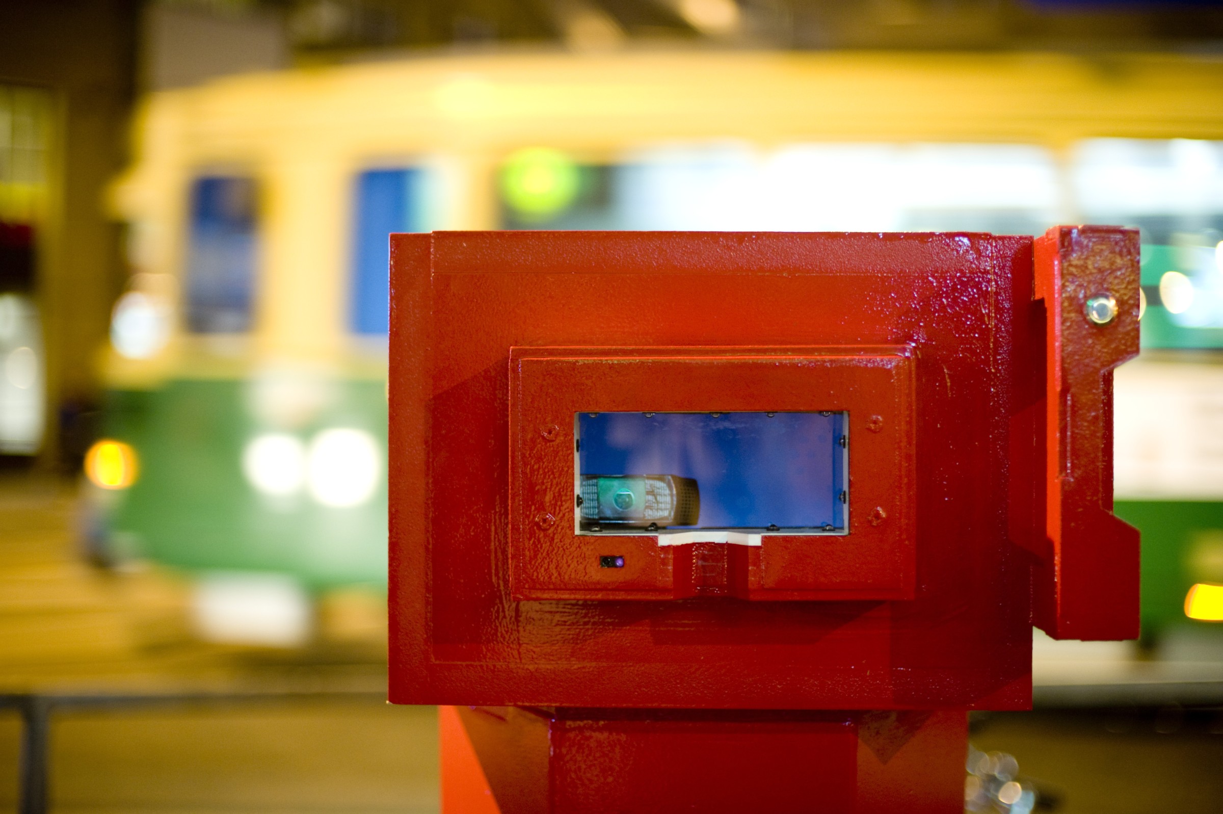 Binoculars device close-up