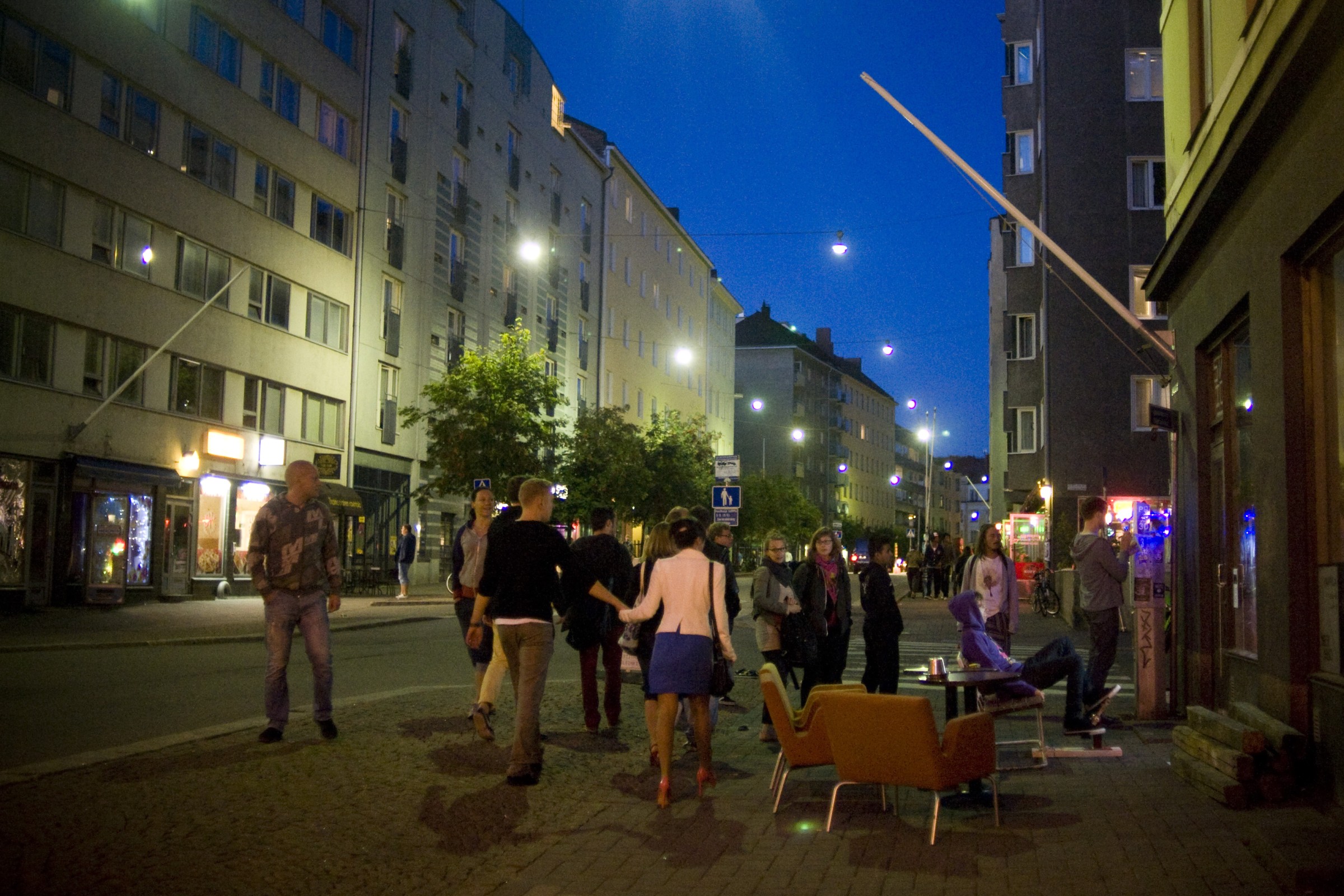 TransEurope Slow installation at Vaasankatu 