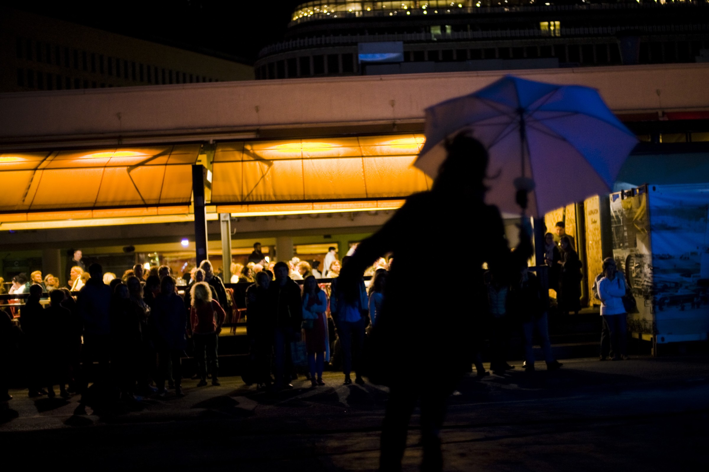 Fish-go-Round performance audience