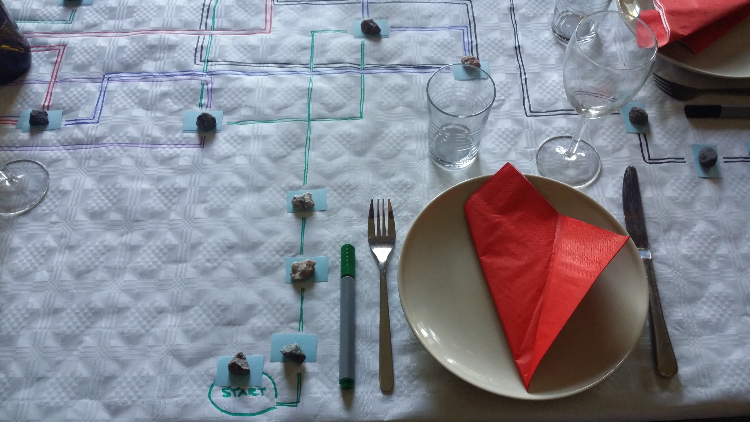 YKON dinner game table