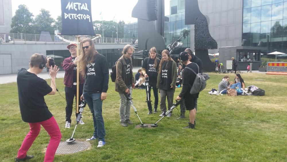 Heavy Metal Detector walk at Musiikkitalo